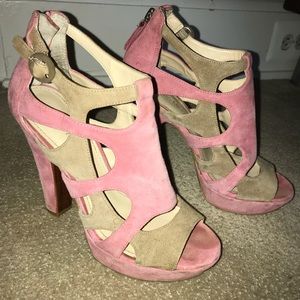 Enzo Angiolini Caged Heels